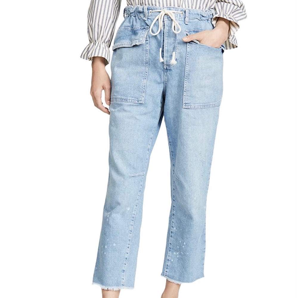 FREE PEOPLE City Slouch Tapered Jeans